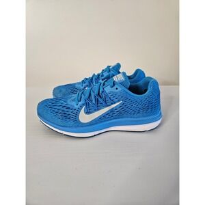 Nike Air Zoom Winflo 4 Blue Orbit Running Shoes Women's 8.5 AA7414-400 Athletic